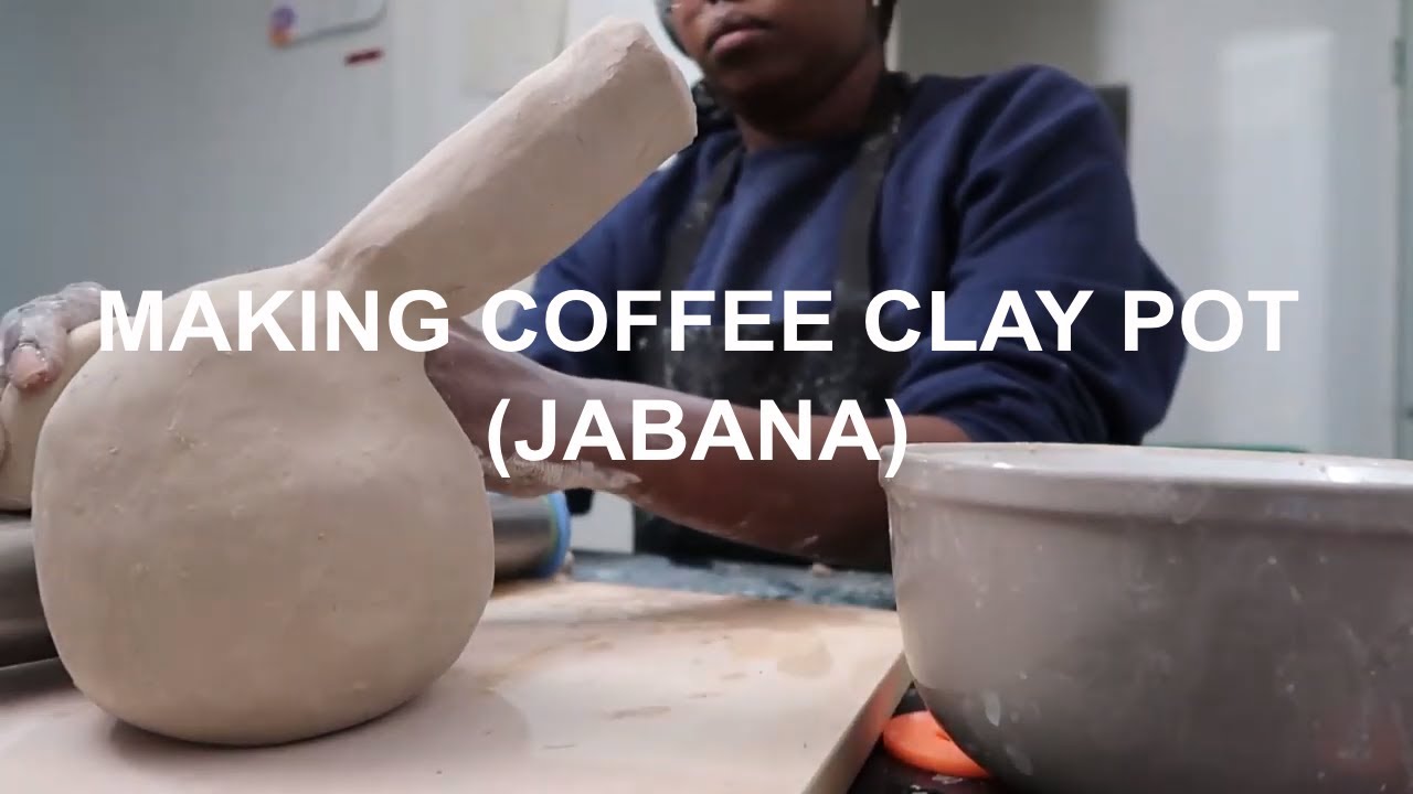 Making Clay Coffee Pot - Jabana