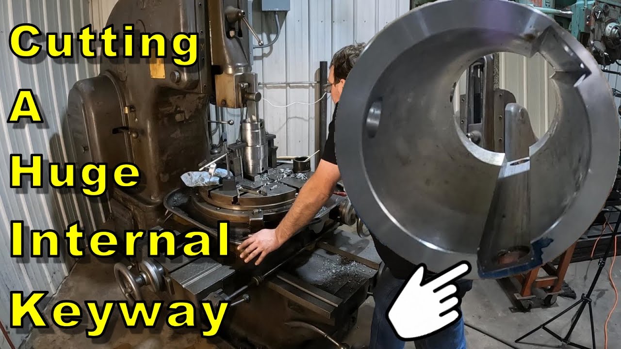 How To Cut Accurate Internal Keyways On A Vertical Shaper | Manual Machining