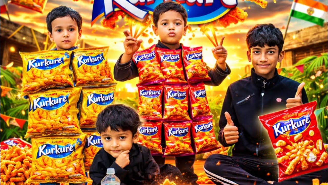 Kurkure ￼Packet Dress Challenge | Funny Kids Game 