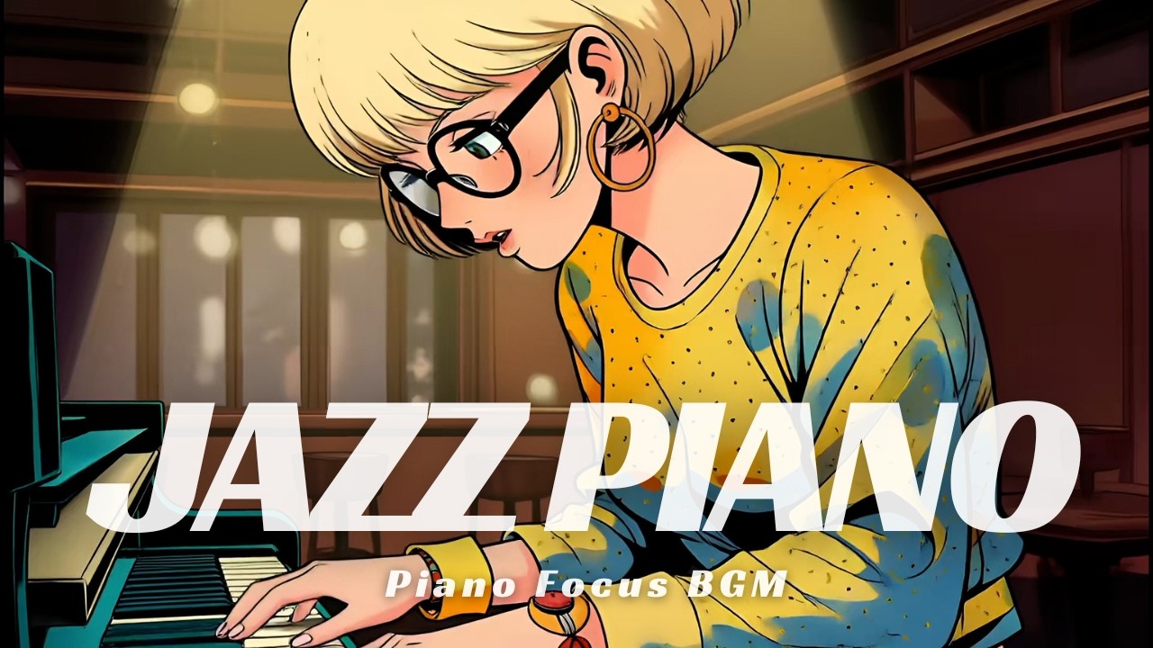 Upbeat Smooth Jazz Piano| Relax Piano BGM | Soft Jazz Piano for Work & Study