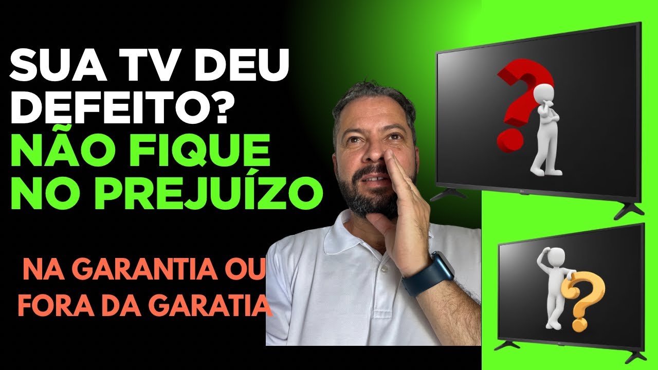 SUA TV DEU DEFEITO? NÃO FIQUE NO PREJUÍZO, FAÇA RECLAMAÇÕES PRA RESOLVER.
