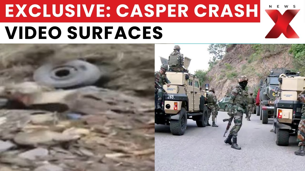 NewsX Accesses First Video of Army Casper Crash in Doda; 4 Soldiers Dead, 12 Injured