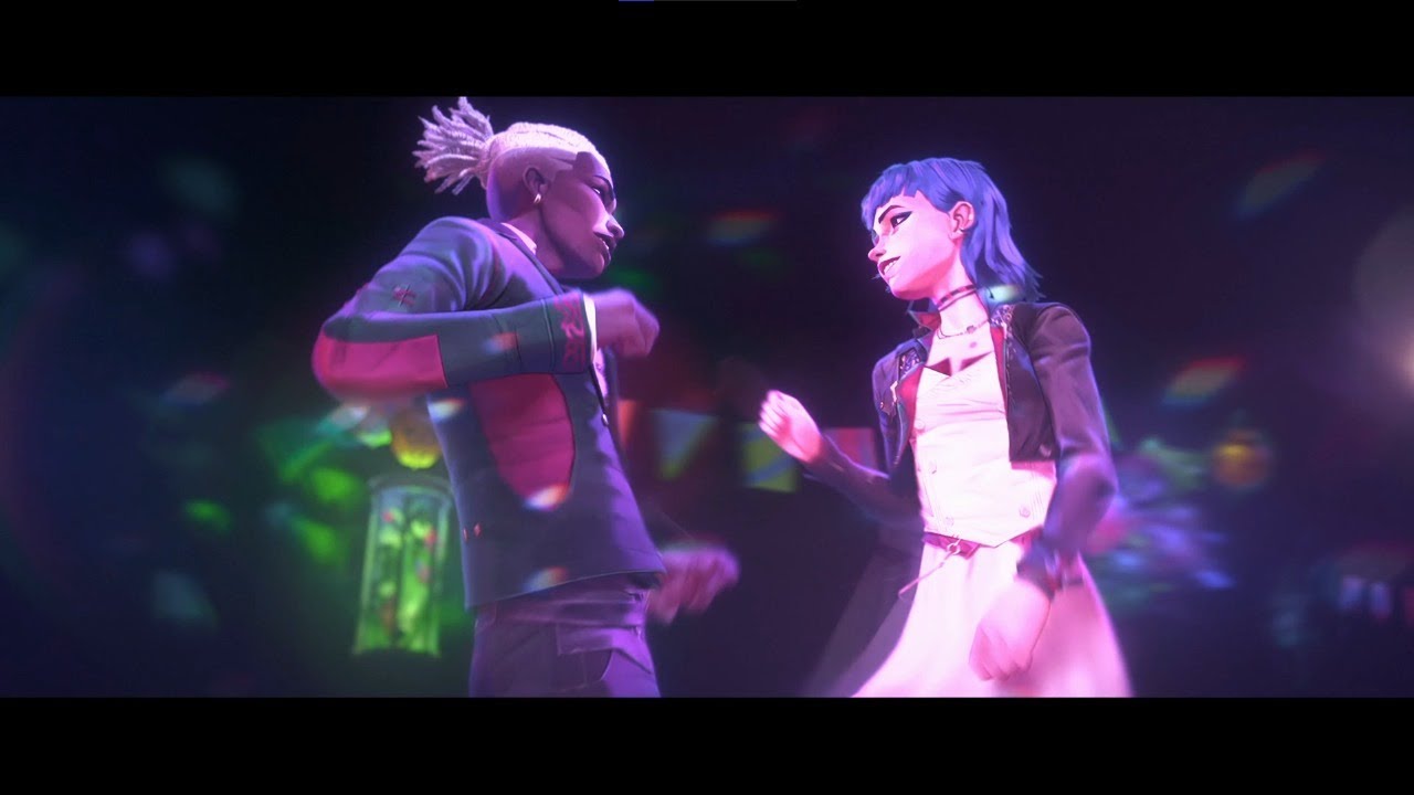 Ekko y Powder bailando + Ekko salvando a Jinx - Arcane - 4K 60FPS HDR