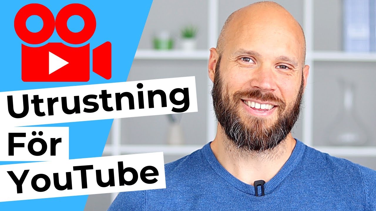 UTRUSTNING FÖR YOUTUBE [Kamera för YouTube, Mikrofon, Stativ, Belysning & Videoredigeringsprogram]