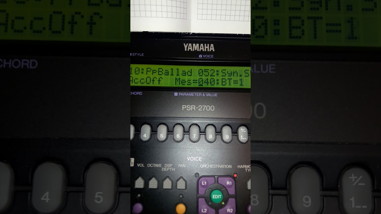 Если жаждешь ты  YAMAHA PSR 2700