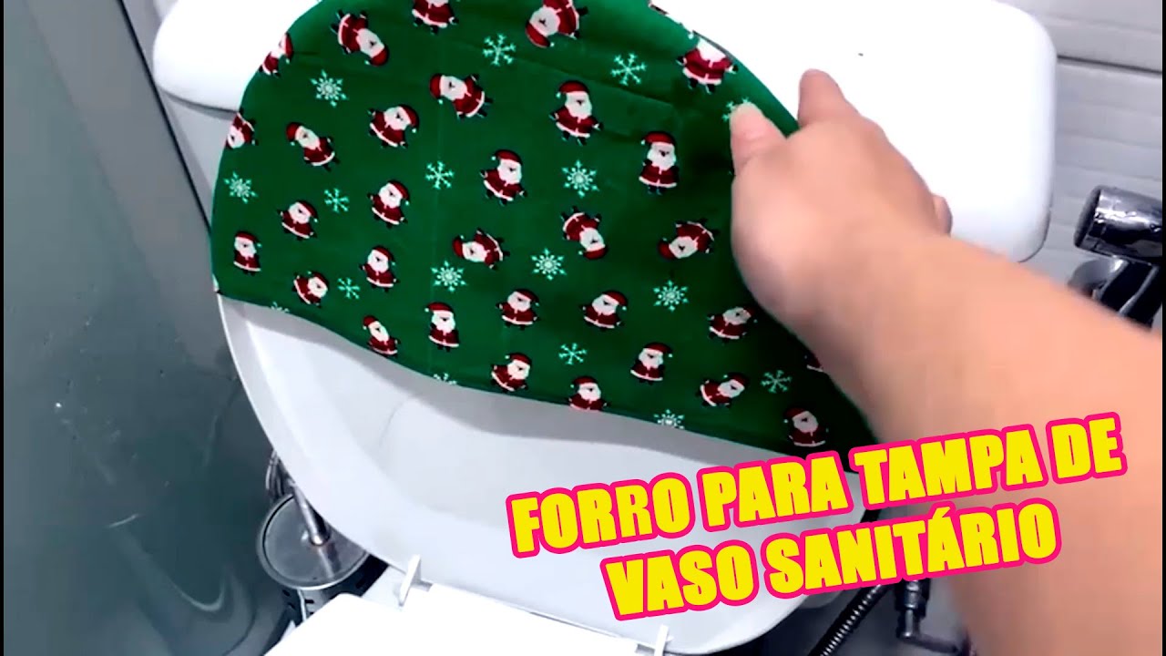 Forro para tampa de vaso sanitário