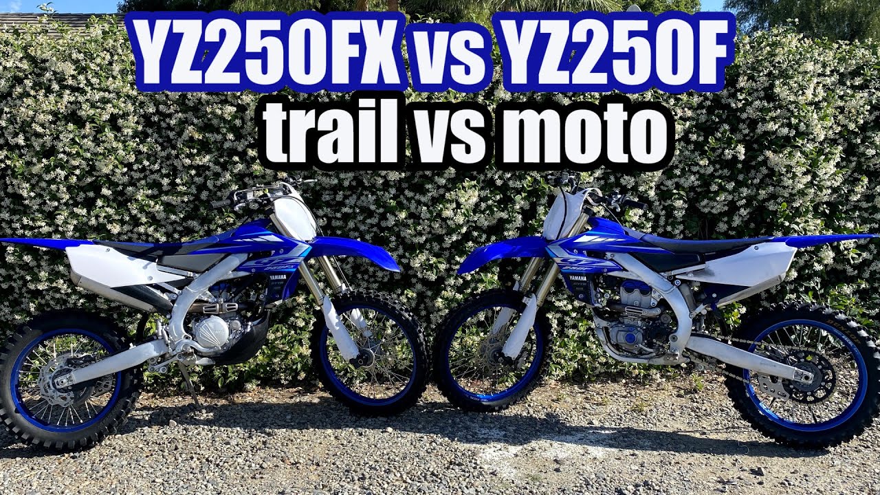 2020 YZ250FX vs YZ250F (Track & Trail with the Yamaha 250s)