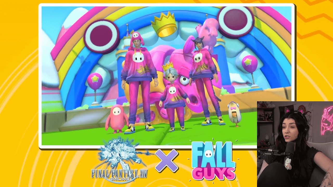 Crossover Trailer: Final Fantasy 14 Online x Fall Guys Collaboration in Patch 6.5 