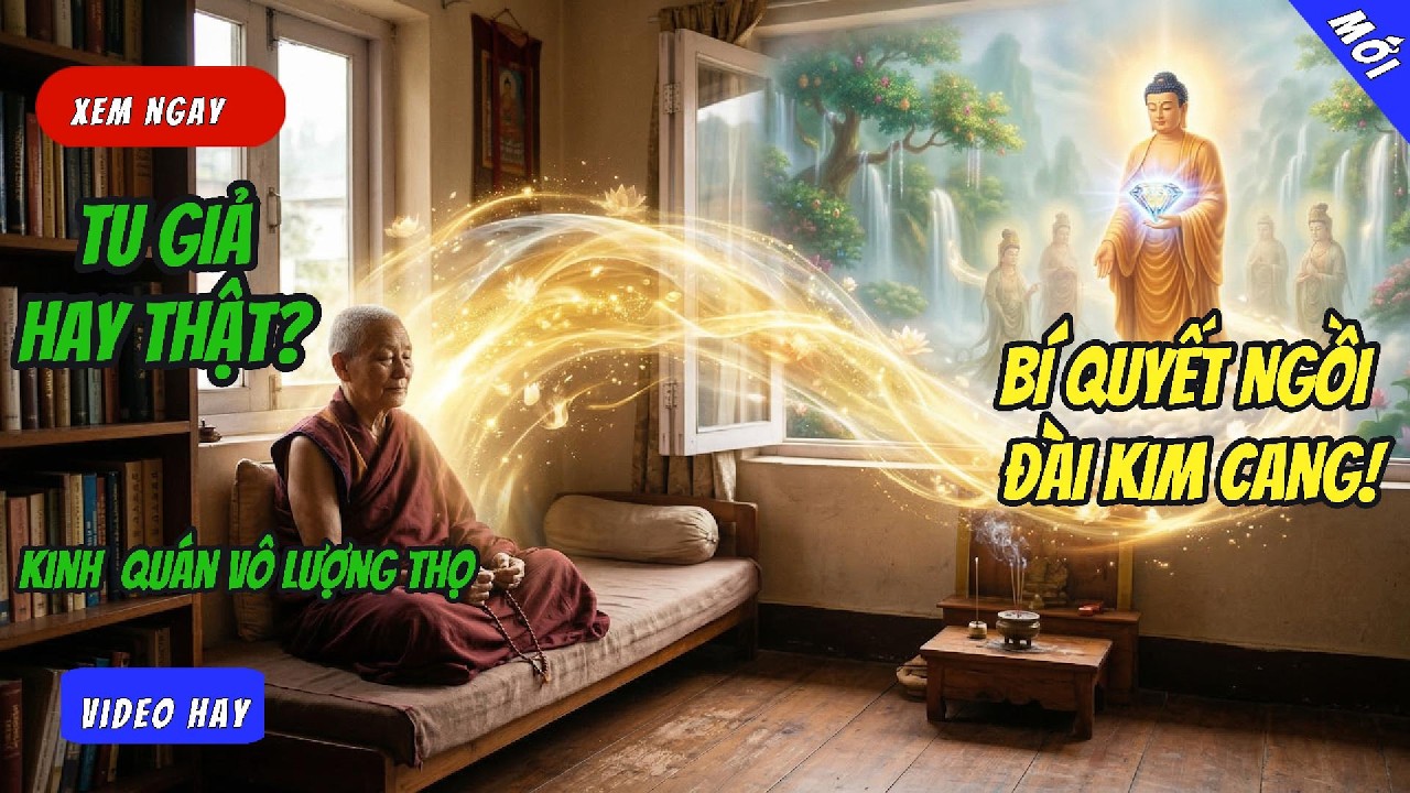 Bí Mật Thượng Phẩm Sinh: Cách Tu Để Ngồi Đài Kim Cang Về Cực Lạc Chớp Mắt
