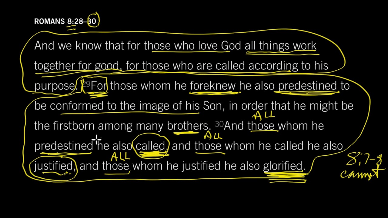 Predestined, Called, Justified, Glorified: Romans 8:30