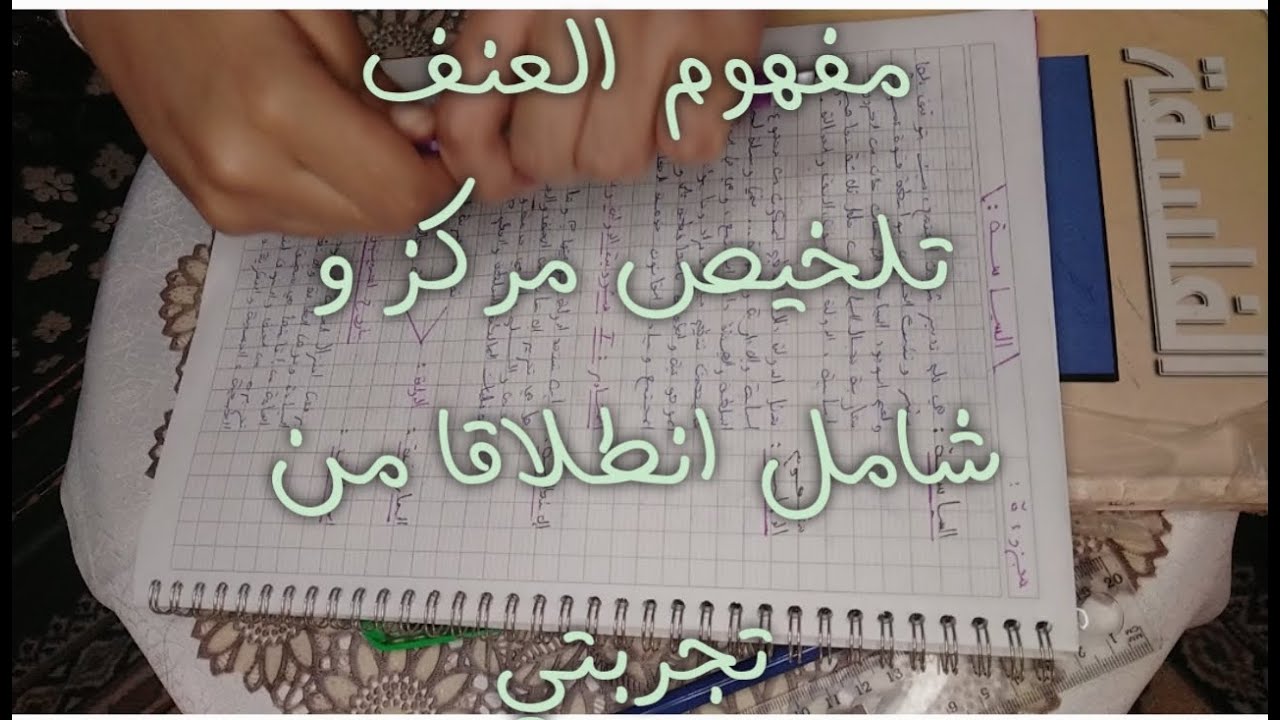 تلخيص مجزوءة السياسة: -مفهوم العنف- .