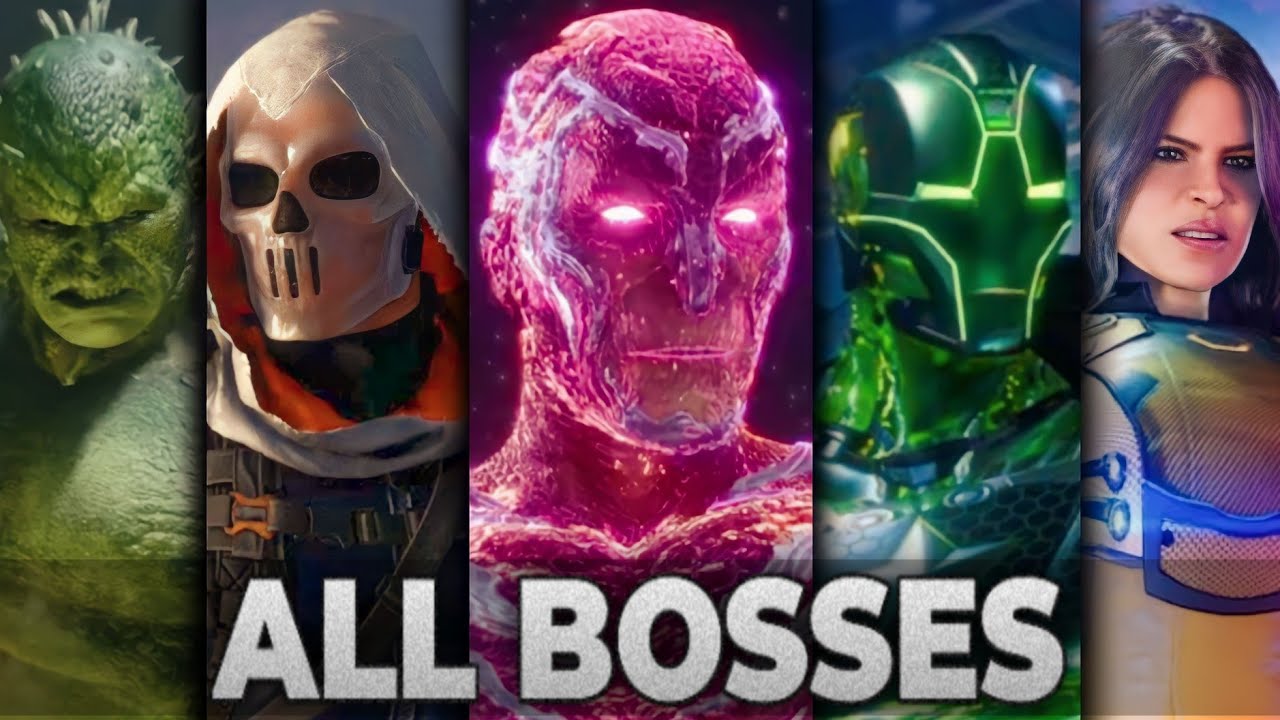 Marvel Avengers + DLC - All Bosses 
