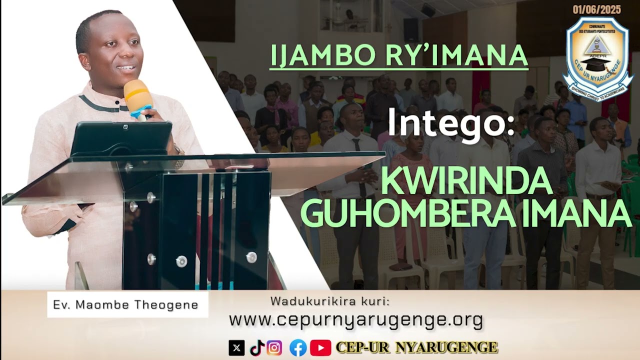 ⛔Maombe Theogene avuze 📻 uko abakristo batanga umusaruro Imana ishaka🎥