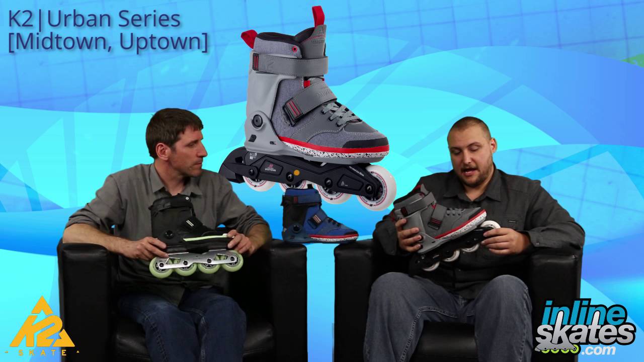 2017 K2 Midtown and Uptown Inline Skate Overview by InlineSkateDotCom