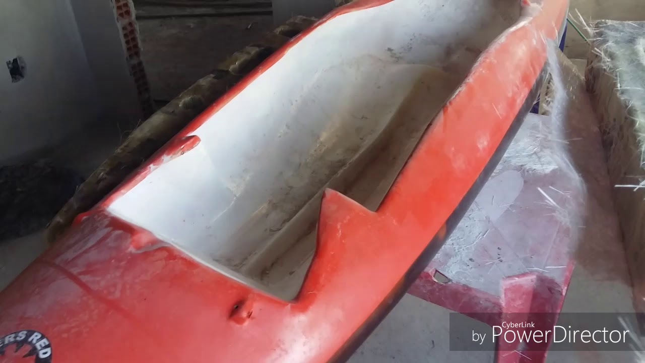 Transforma&ccedil;&atilde;o do caiaque de fibra de vidro!