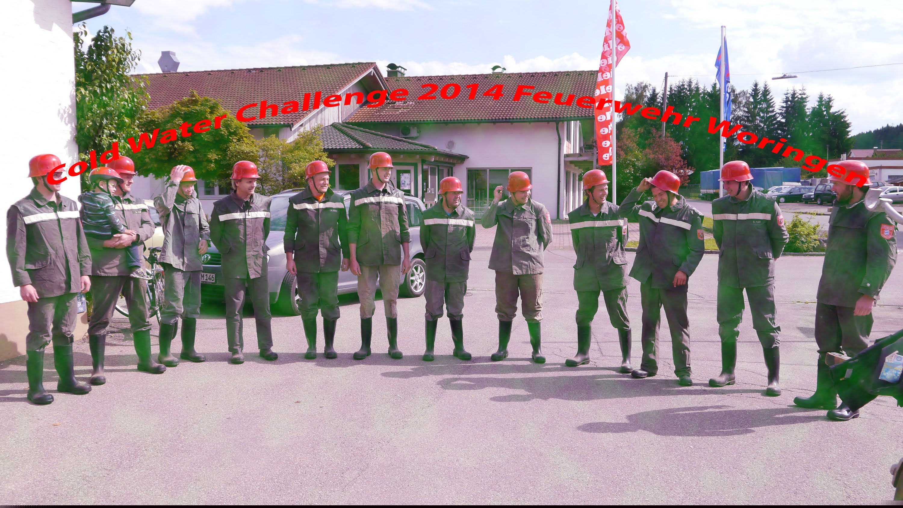 Cold Water Challenge 2014 Feuerwehr Woringen im Allgäu