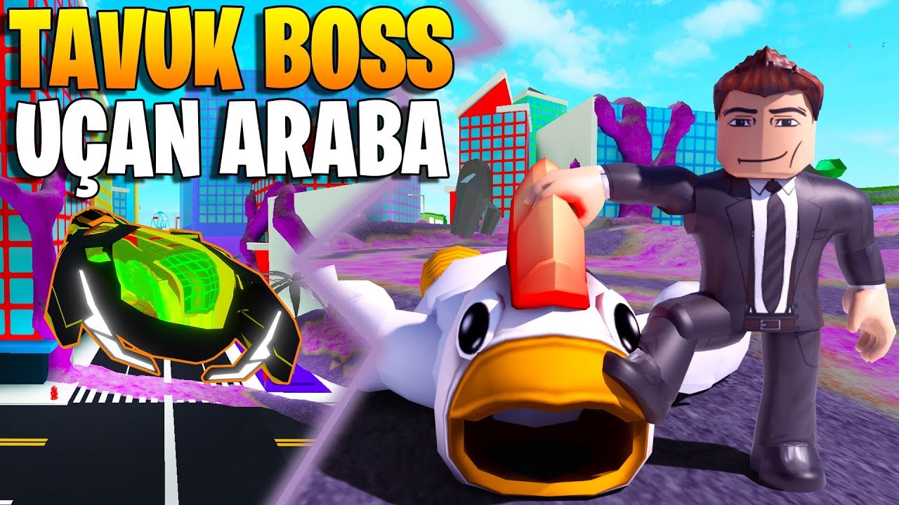 🚀 Tavuk Boss'u Kestik! Uçan Arabayı Aldık! 🐣 | Mad City | Roblox Türkçe