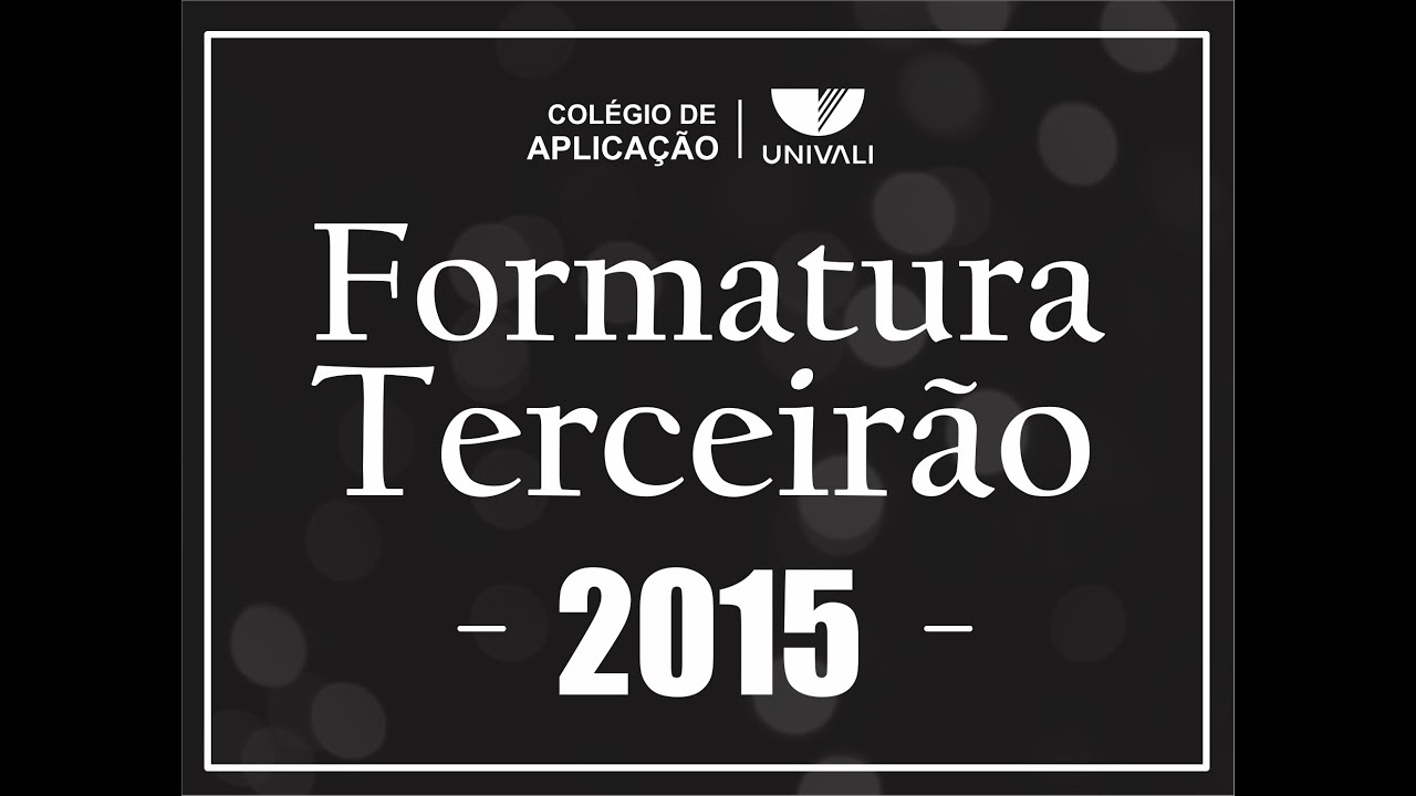 Vídeo de Formatura -Terceirão