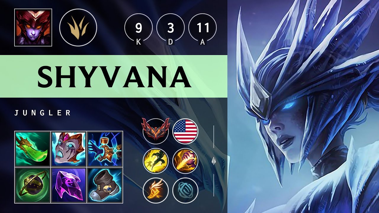 Shyvana Jungle vs Zac: Dominating - NA Grandmaster Patch 14.21