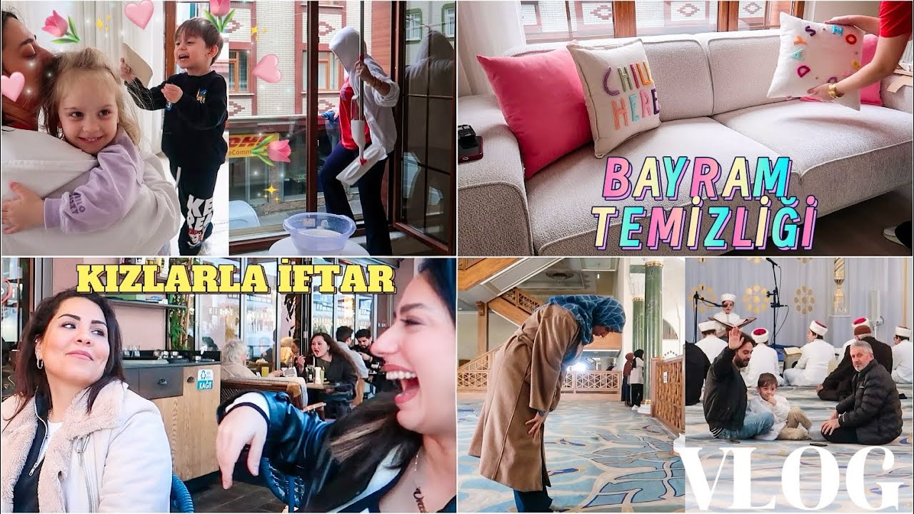 BAYRAM TEMİZLİĞİ BAŞLADI 🧼 KIZLARLA DIŞARIDA İFTAR 🌙 AİLECEK CAMİ ZİYARETİ-HANDE UZUNLAR GÜNLÜK VLOG