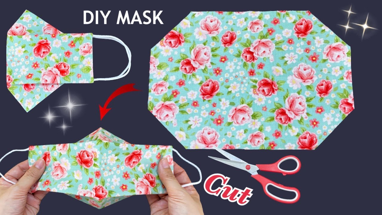 Very Easy Mask Just In 5 Minutes! Diy No Fog On Glasses 3D Face Mask Sewing Tutorial | Mask Making |