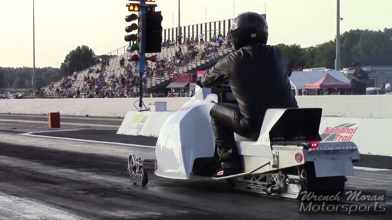 Ridiculously Fast Snowmobile Drags