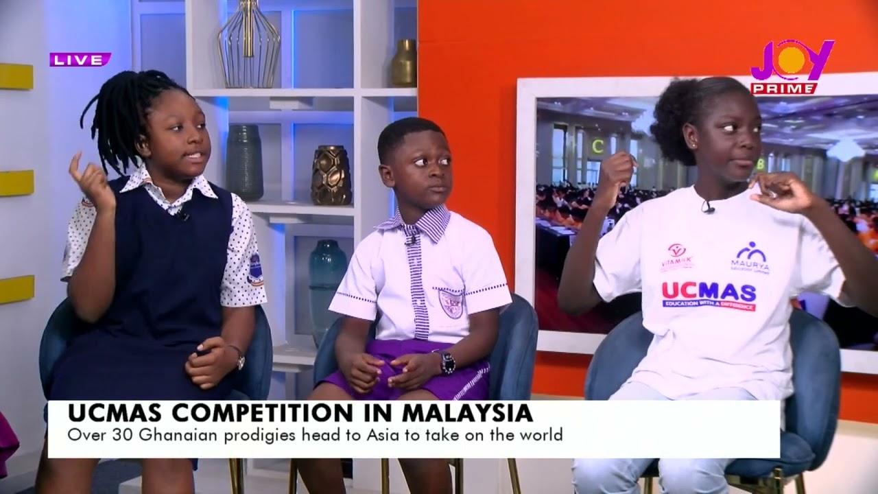 UCMAS competition in Malaysia - Over 30 Ghanaian prodigies head to Asia to take on the world