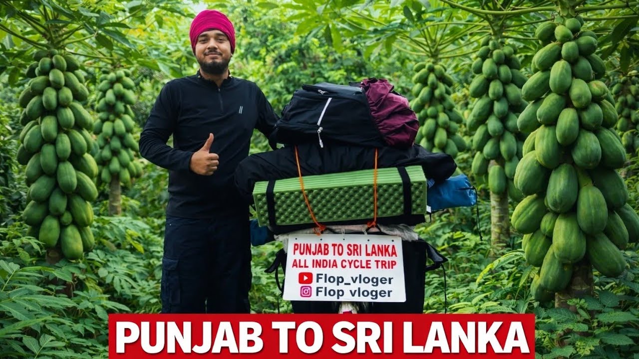 JUNGLE MEIN SWARG 😍”“FREE PAPAYA EVERYWHERE!” Punjab to Sri Lanka day 35