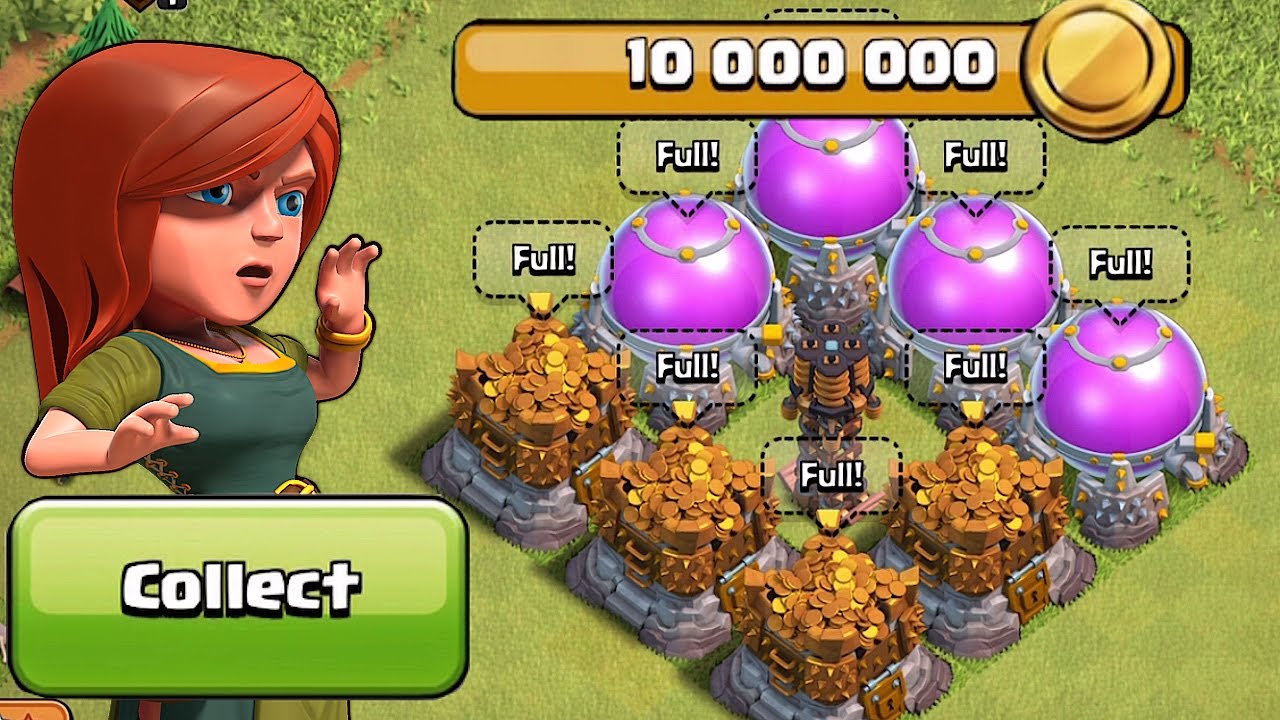 HIGHEST LOOT POSSIBLE IN THE GAME!! (Clash of clans Farming and Pushing Raids)