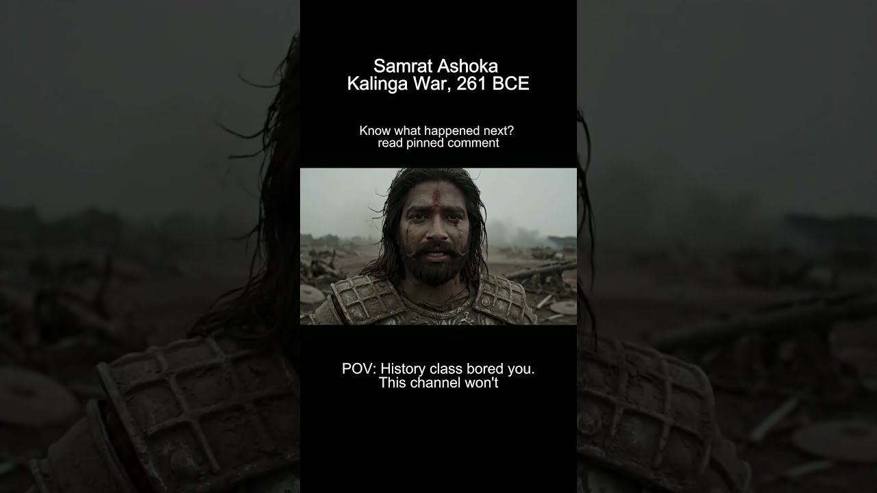 The Kalinga War (261 BCE): A Battle That Changed an Empire🔥 #history #india #freedom