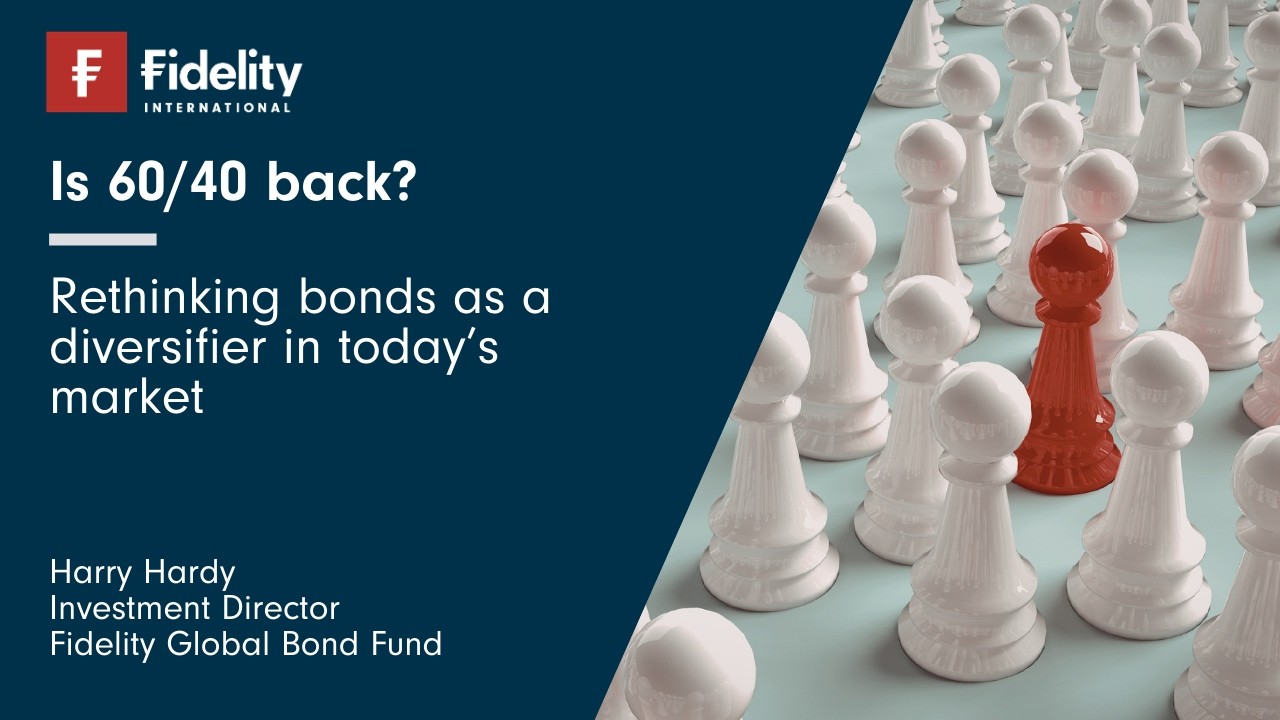 Is 60/40 back? Rethinking bonds as a diversifier in today’s market