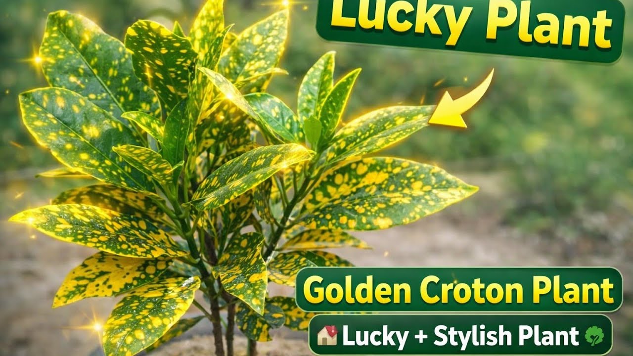 Croton Plant Growing Season Care 🌿 Repotting + Organic Khad