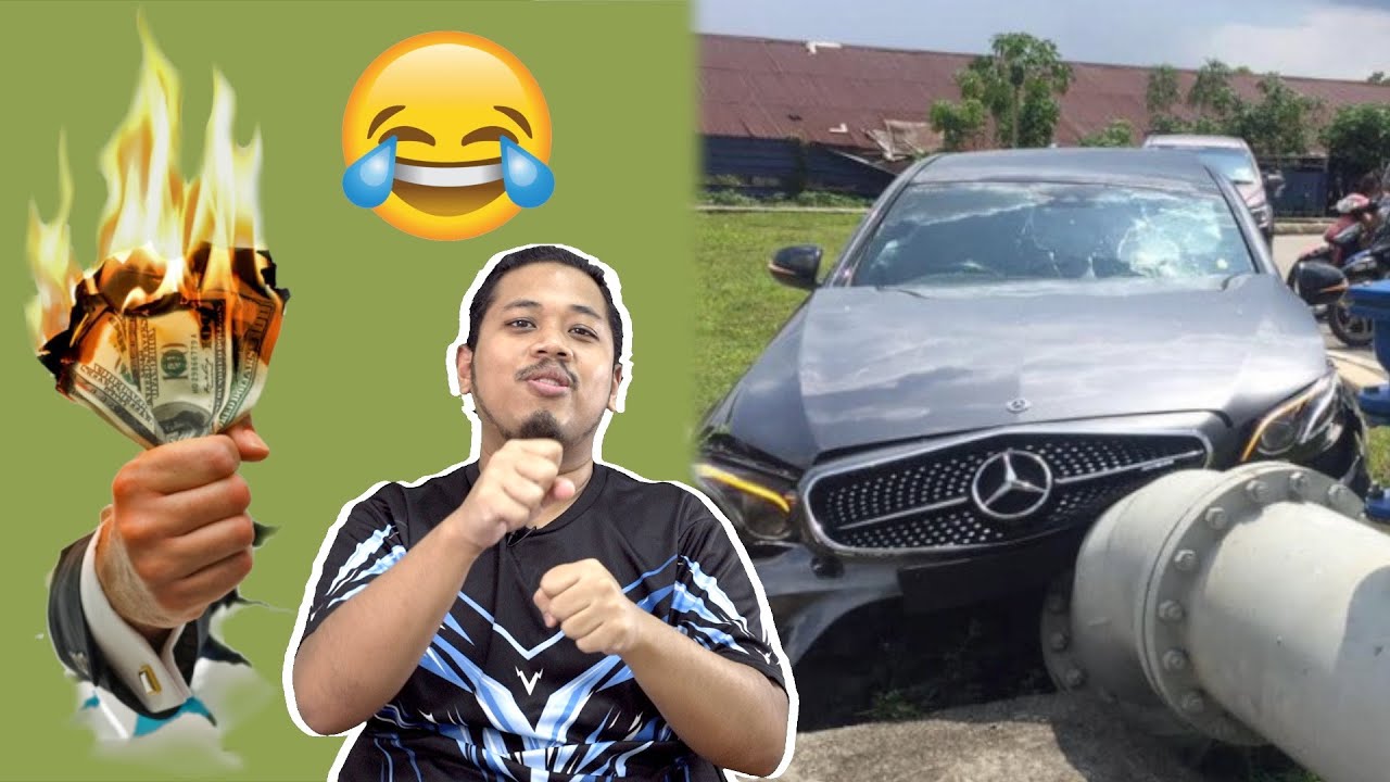 Kemalangan Ketika Uji Pandu Kereta Mewah