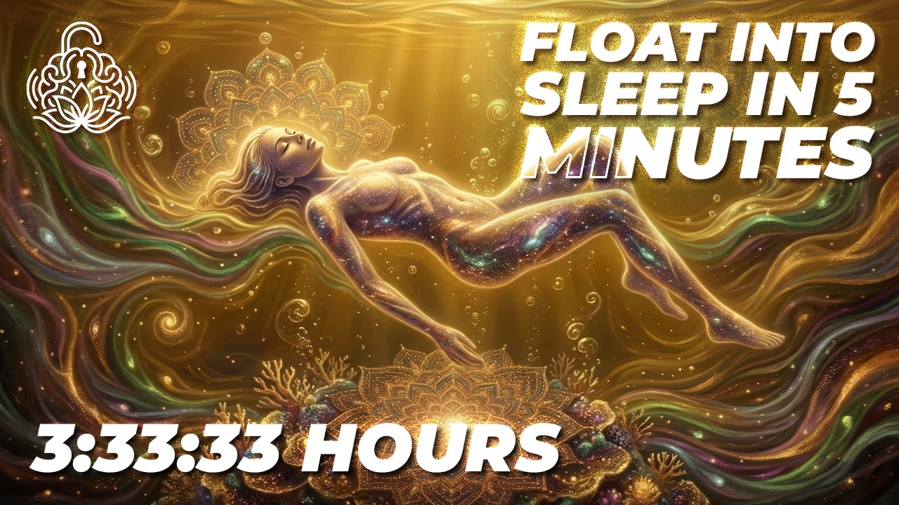 3:33:33 Hours | Float Into Sleep — Ocean Night Ambient - Sleep in 5 minutes