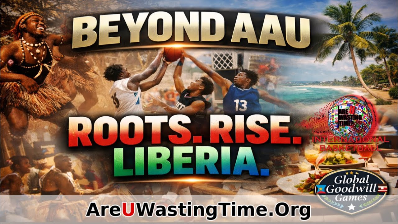 ARE U WASTING TIME? INTL “Roots Rise Liberia” Beyond Basic AAU 🏀 “Purpose Culture Global Exposure”