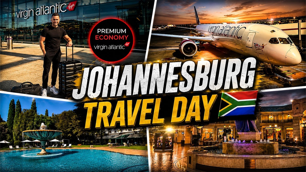 ПУТЕШЕСТВИЕ В ЙОХАННЕСБУРГ 🇿🇦 | ПРЕМИУМ-ЭКОНОМ VIRGIN ATLANTIC ✈️