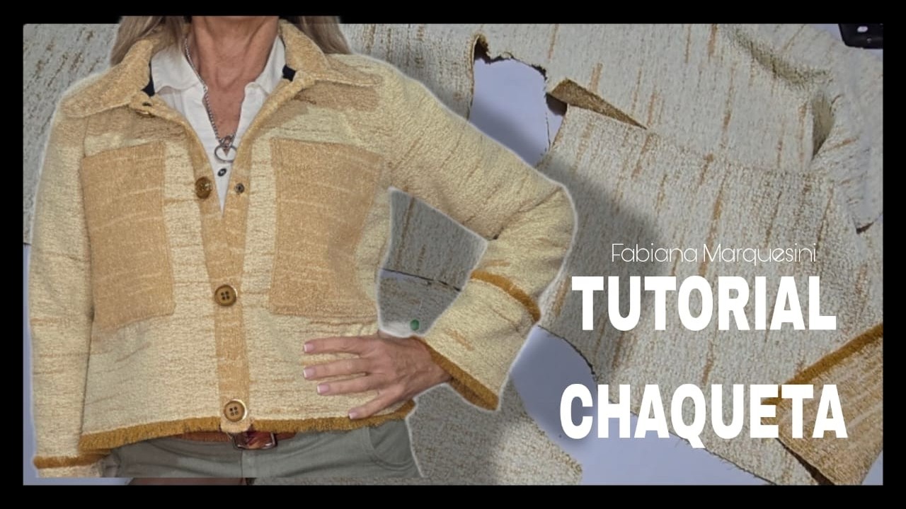 Chaqueta con tus medidas- Patr&oacute;n - Paso a Paso - Saco- Abrigo-Campera- Fabiana Marquesini - 631