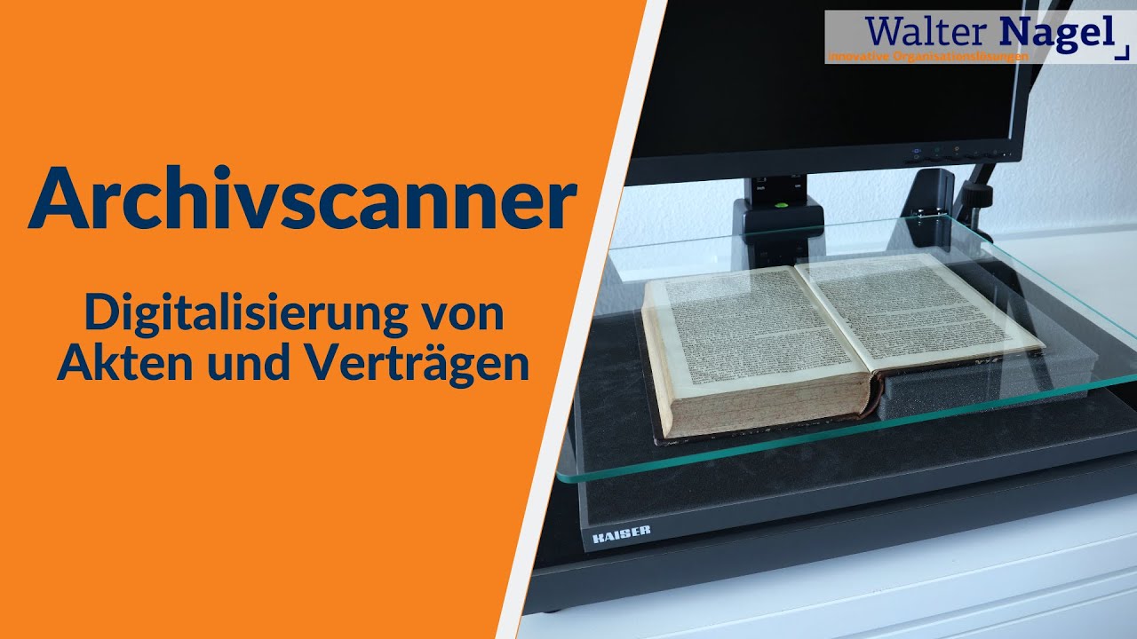 Digitalisierung von Akten mit dem Archivscanner