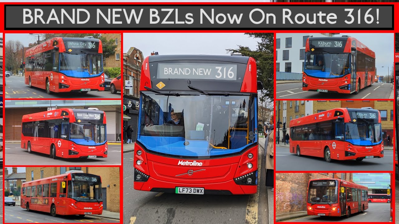 BRAND NEW VOLVO BZLs Now On Route 316 (London Bus Changes EXPLAINED) + Interior Tour & Diesels