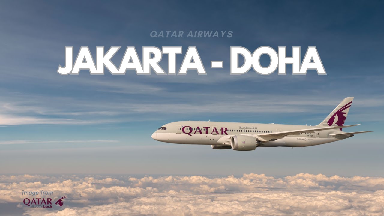 Flight Jakarta - Doha, Qatar Airways QR 959