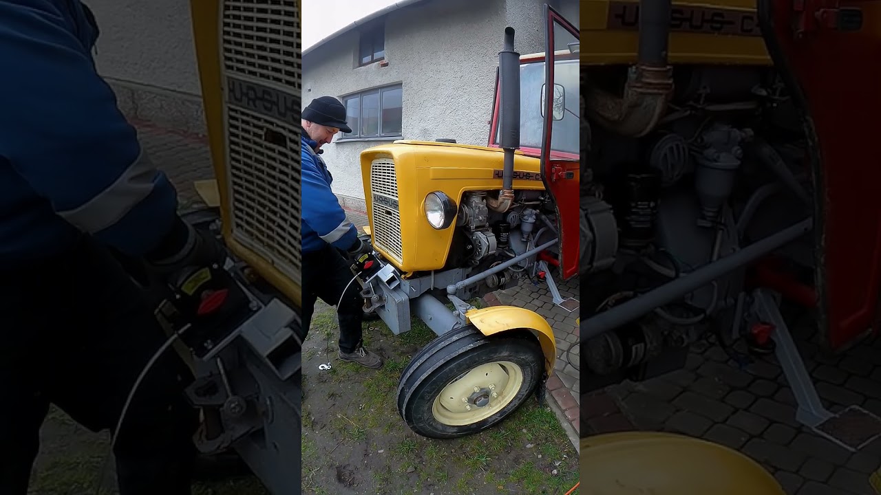 Kolejna adaptacja Ursusa C-330🚜/Wyciągarka 1,3T 
