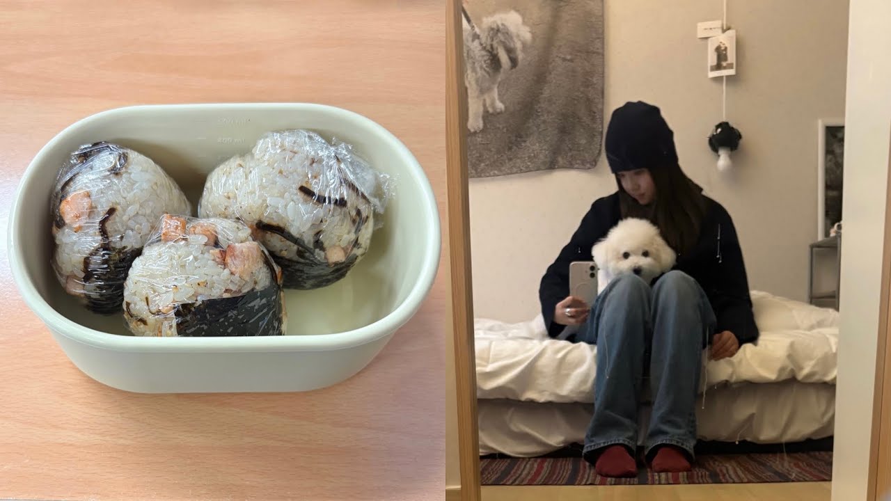 도시락 싸고 빈티지 쇼핑하고 열심히 먹으러 다닌 일주일 브이로그