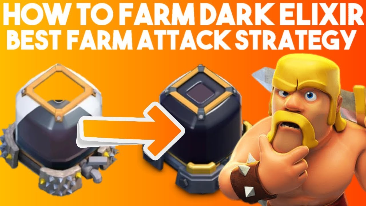 How to Farm Dark Elixir | Best Dark Elixir Farm Attack | Clash Of Clans