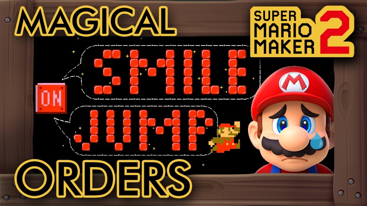 Super Mario Maker 2 - Mario Takes Orders From An Angry Block