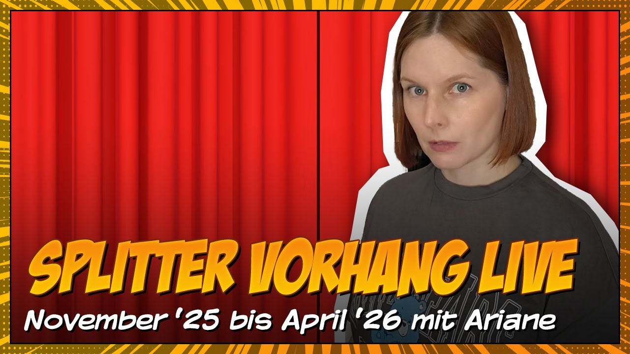 Splitter Vorhang Live mit Ariane aka Nerd mit Nadel - November 2025 bis April 2026 | Deutsch