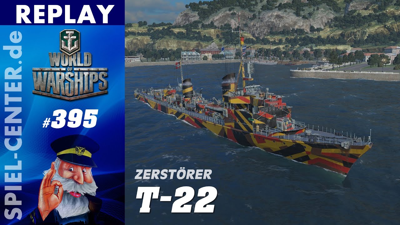 World of Warships Replay #395: T-22 [ Aufgaben erfüllt?!? ]