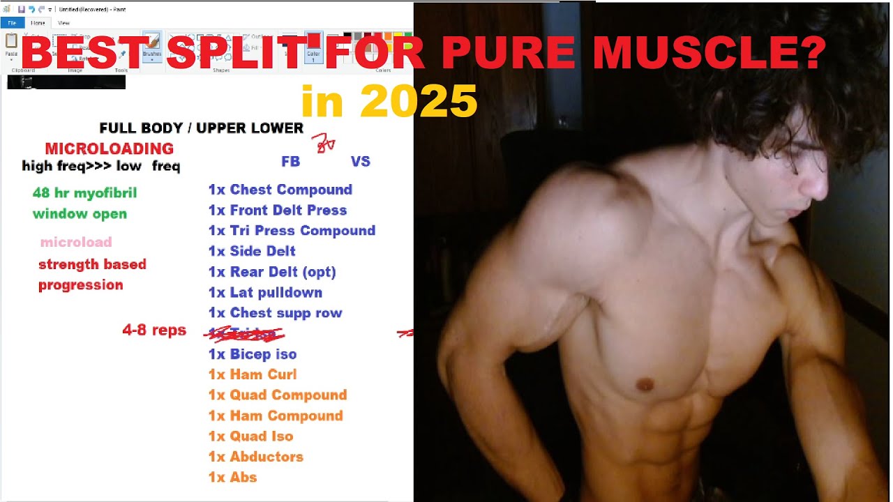 UPPER LOWER / FULL BODY SPLIT  FOR +♾️GAINS