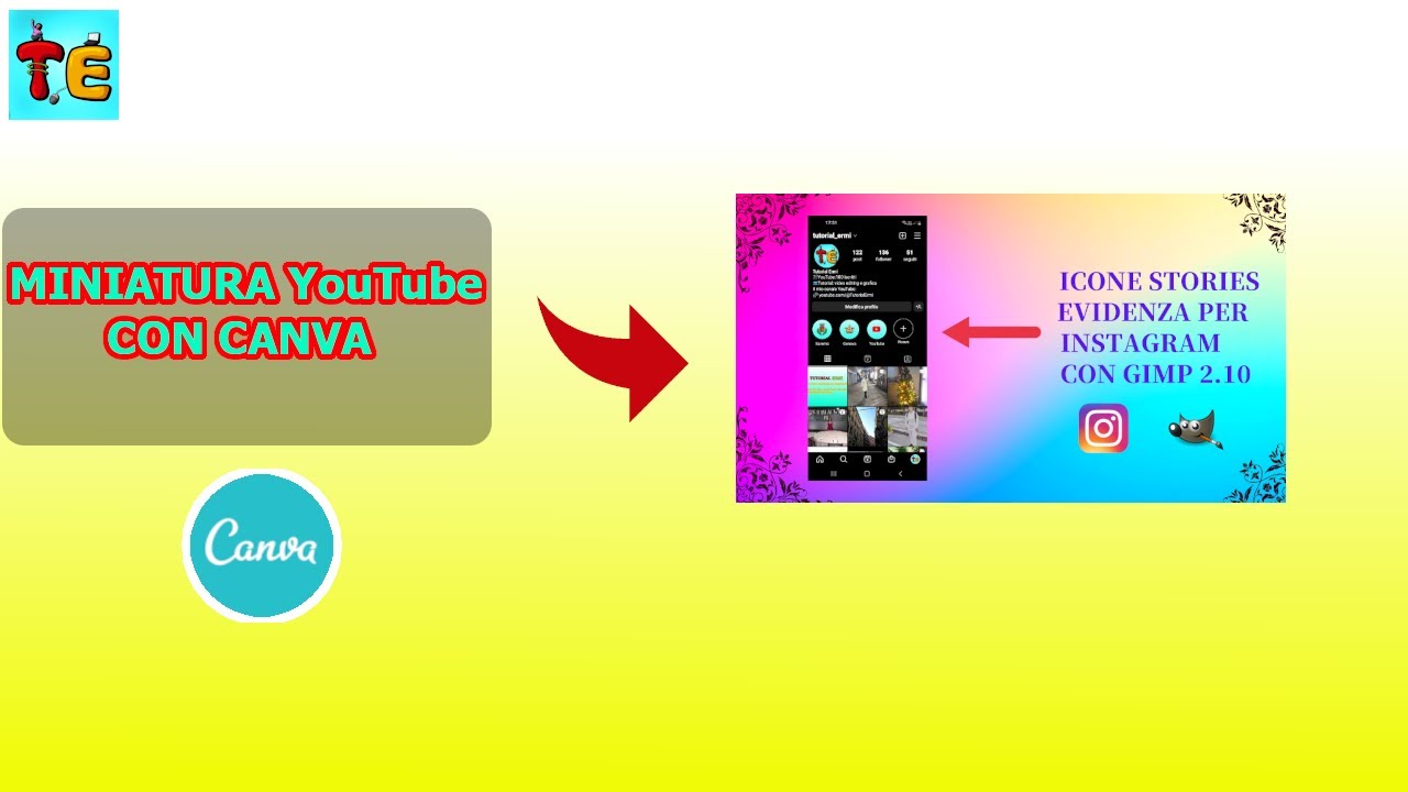 CREARE UNA MINIATURA PER YouTube  CON CANVA