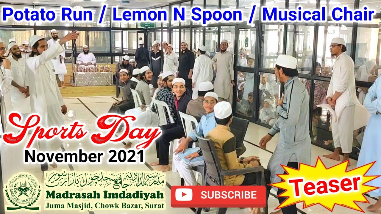Teaser | Sports Day 2021 | Madrasah Imdadiyah | Juma Masjid | Chowk Bazar | Surat