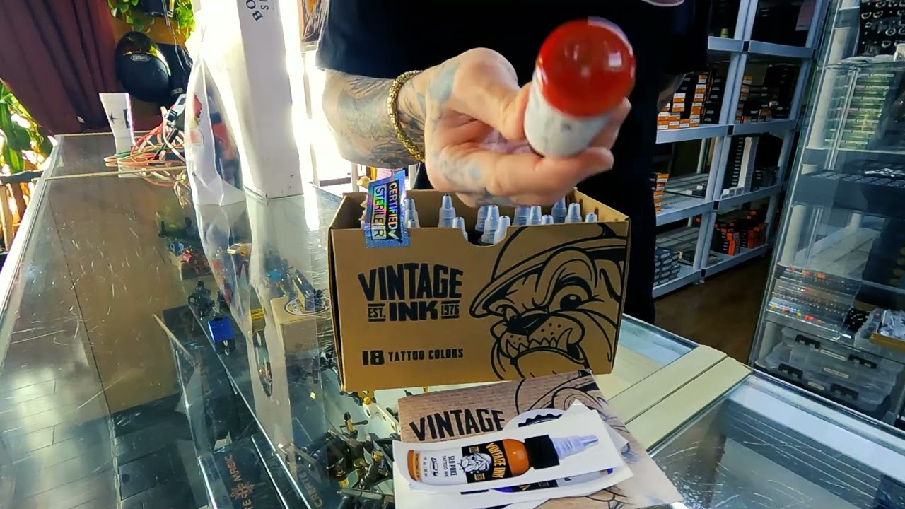 Eternal vintage ink set review. Franklins tattoo and supply Tv